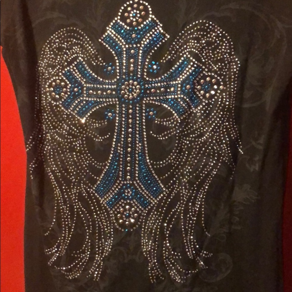 Blinged out t-shirt